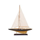 Coastal-Wood-Sail-Boat-Sculpture-17-W-X-21-H-Sculptures-Statues-Office-Home-Decorative-Figurines