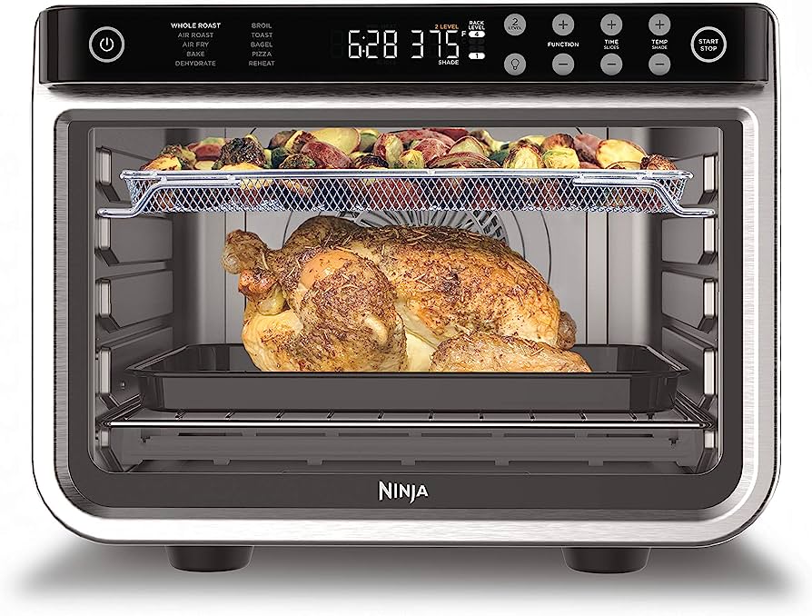 7. Ninja DT201 Foodi 10-in-1 XL Pro Air Fry Digital Countertop Convection Toaster Oven